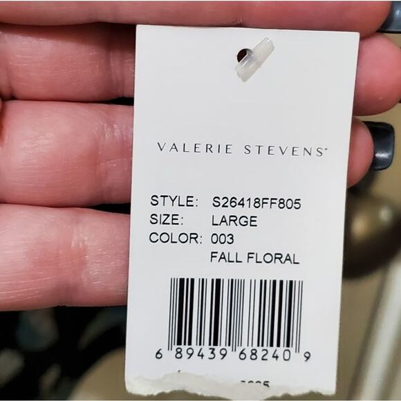 VALERIE Stevens fall floral cardigan size large NEW!!!! - Picture 4 of 6